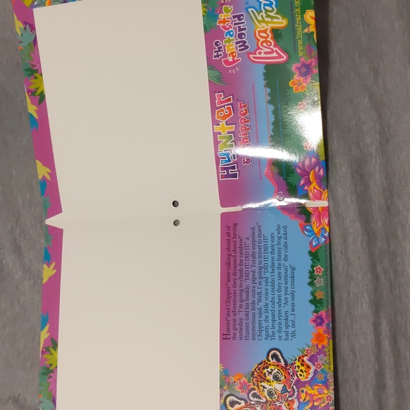 Vintage Lisa Frank Folder Hunter & Chipper Leopard - Picture 2 of 5